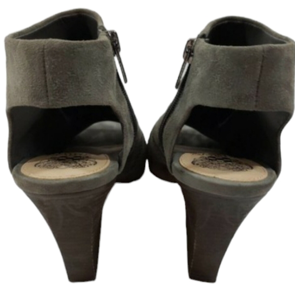 Vince Camuto Gray Open Toe Ankle Boots-Size 8M/38.5~~New - Picture 6 of 11